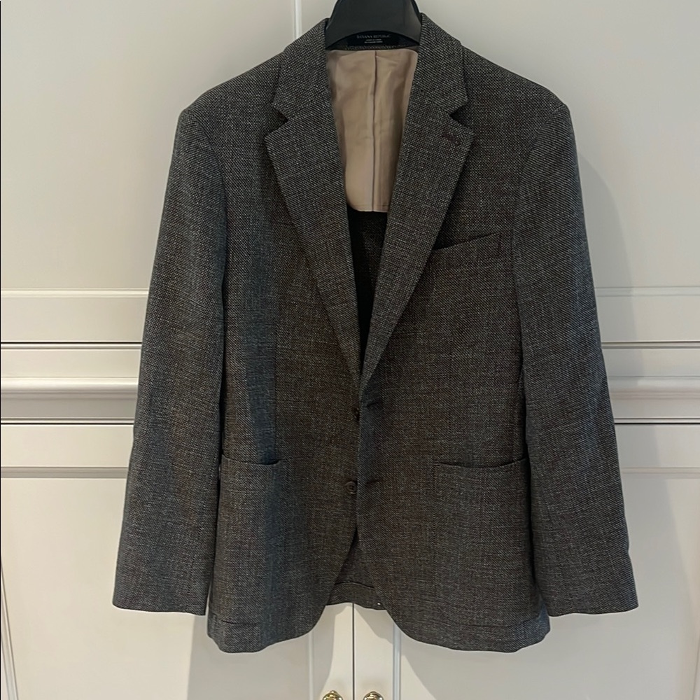 Banana Republic Gray Sport Coat Timeless Elegance